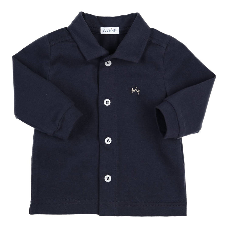 Jongens Shirt Aerodoux van Gymp in de kleur Navy in maat 92.