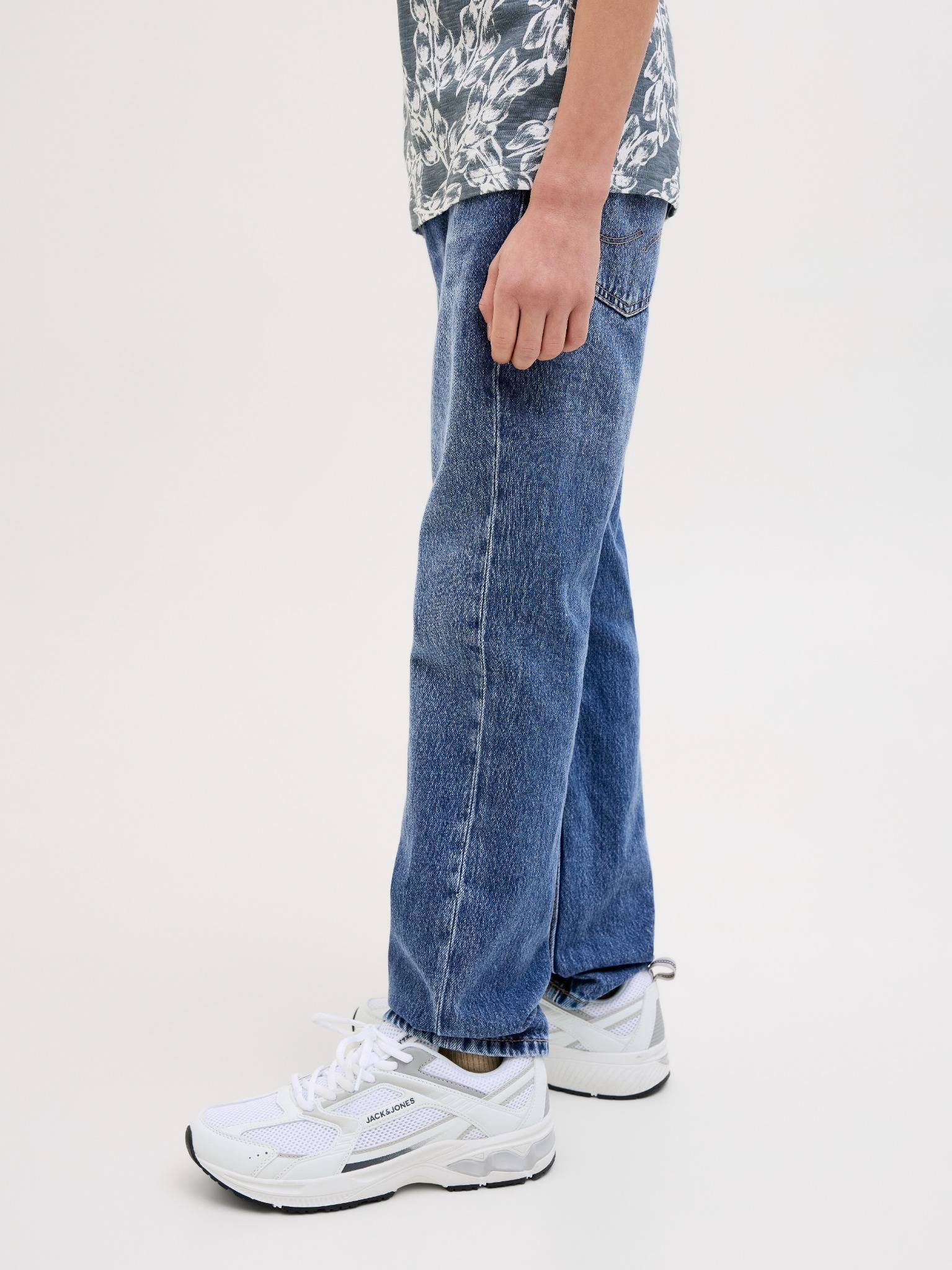 Jongens JJICLARK JJORIGINAL AKM 123 NOOS JNR van Jack & Jones Junior in de kleur Blue Denim in maat 176.