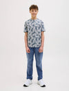 Jongens JJICLARK JJORIGINAL AKM 123 NOOS JNR van Jack & Jones Junior in de kleur Blue Denim in maat 176.