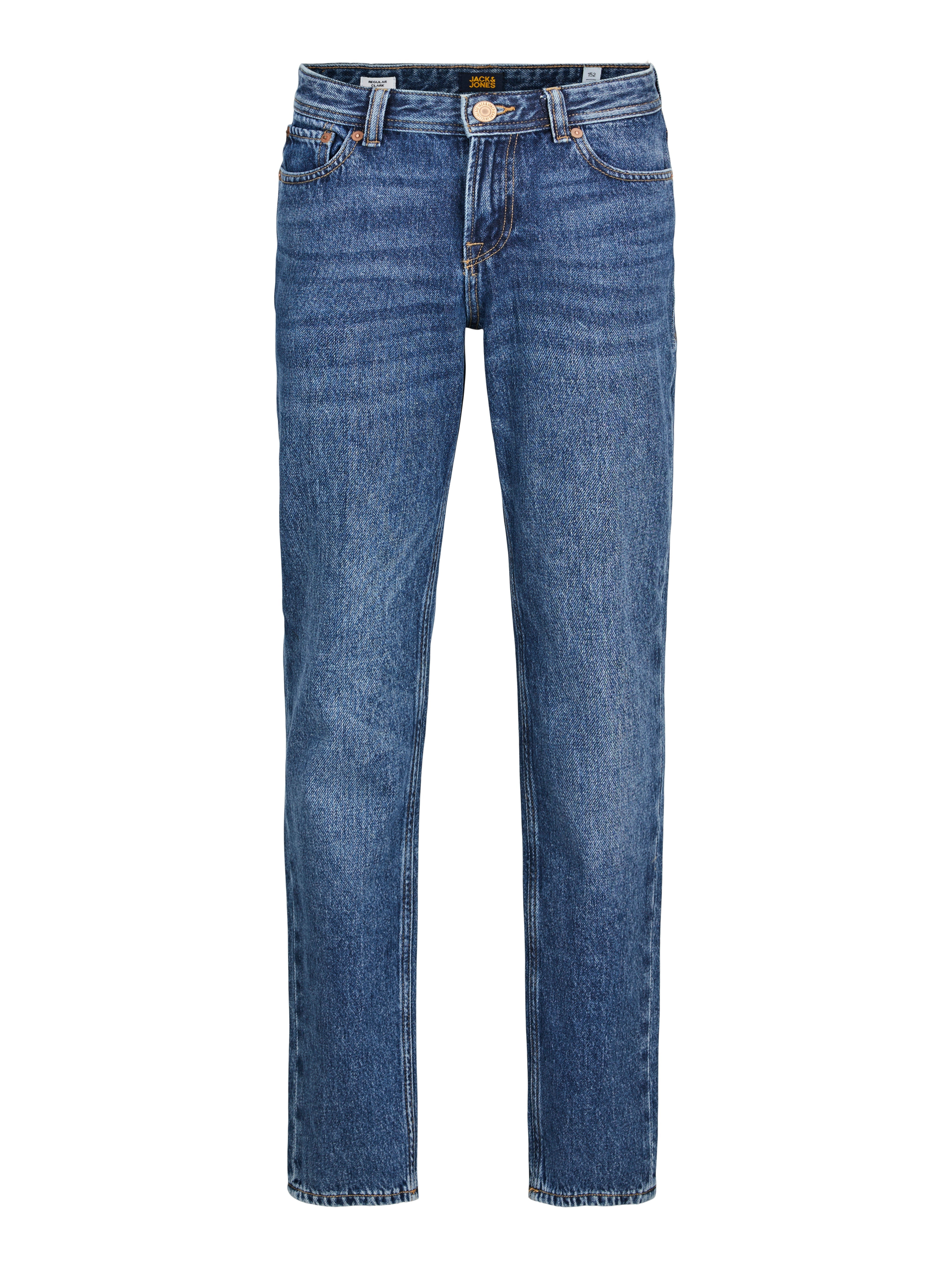 Jongens JJICLARK JJORIGINAL AKM 123 NOOS JNR van Jack & Jones Junior in de kleur Blue Denim in maat 176.