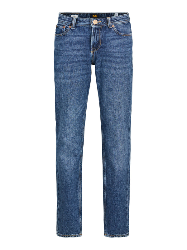 Jongens JJICLARK JJORIGINAL AKM 123 NOOS JNR van Jack & Jones Junior in de kleur Blue Denim in maat 176.