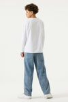 Jongens Jeans Jayson medium used van Garcia in de kleur Medium used in maat 176.