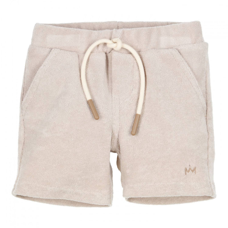 Jongens Shorts Ido van Gymp in de kleur Beige in maat 86.