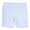 Jongens Shorts Milo van Gymp in de kleur Light Blue - White in maat 86.