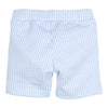 Jongens Shorts Milo van Gymp in de kleur Light Blue - White in maat 86.