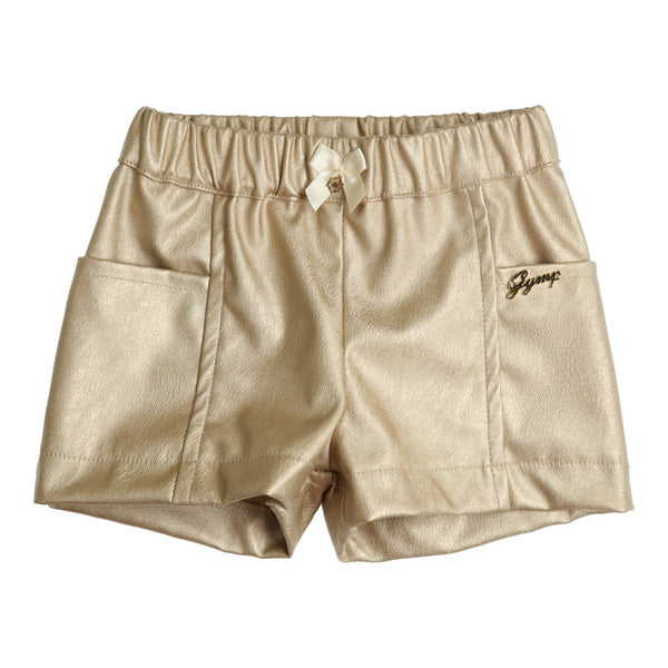 Meisjes Shorts Mylo van Gymp in de kleur Gold in maat 92.