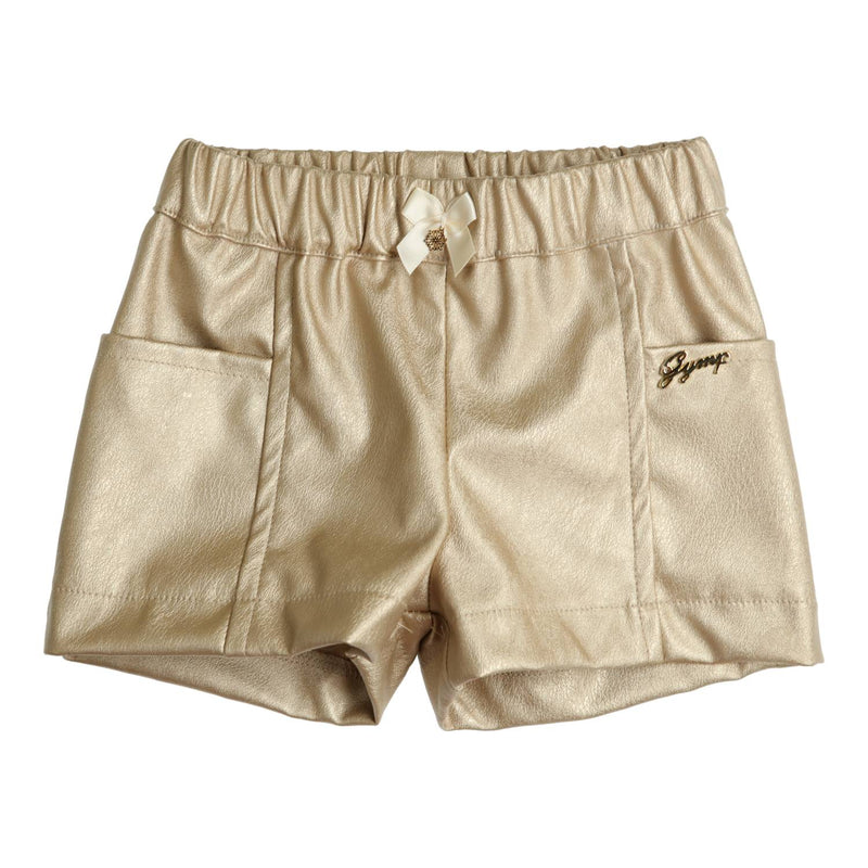Meisjes Shorts Mylo van Gymp in de kleur Gold in maat 92.