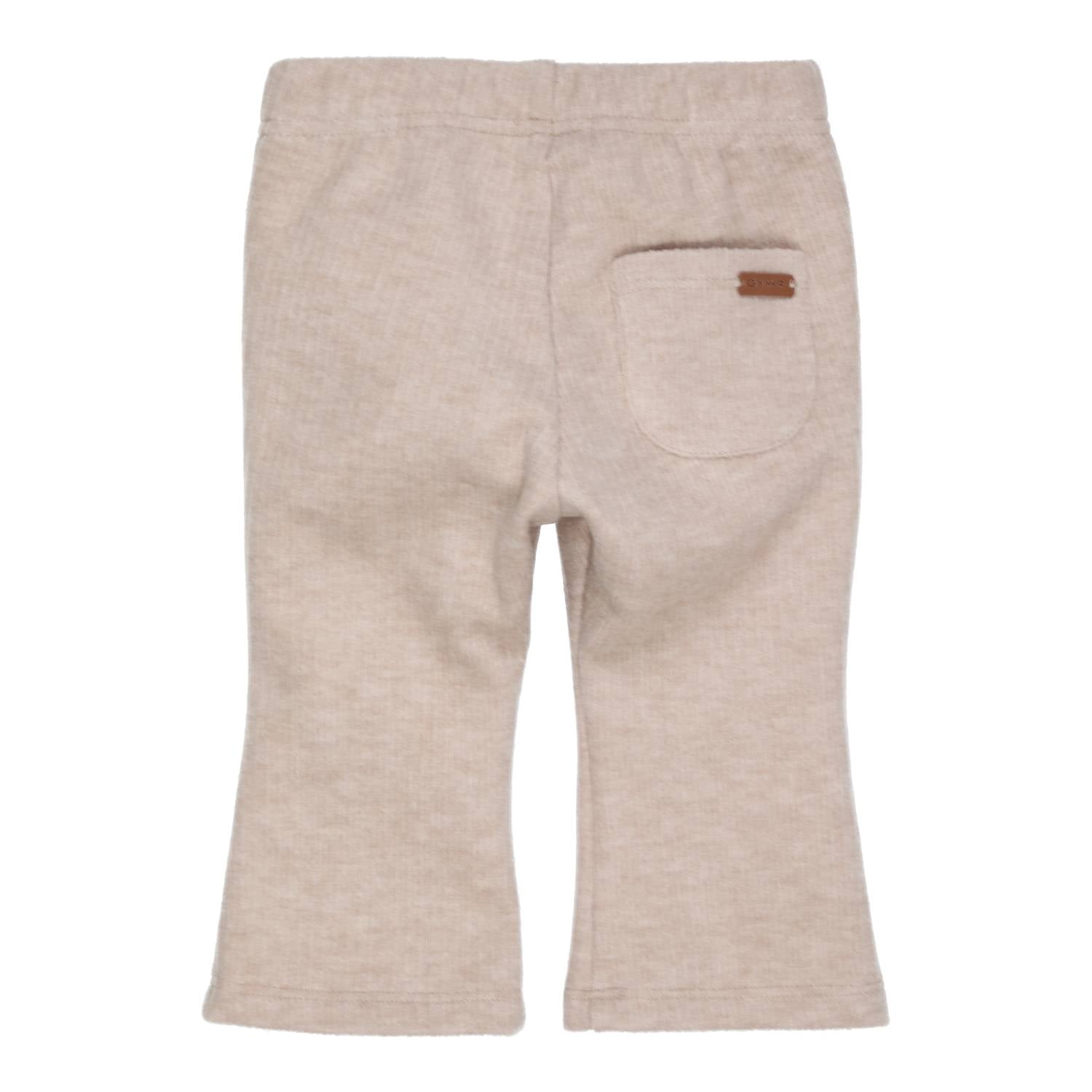 Meisjes Trousers Cathel van Gymp in de kleur Beige in maat 86.