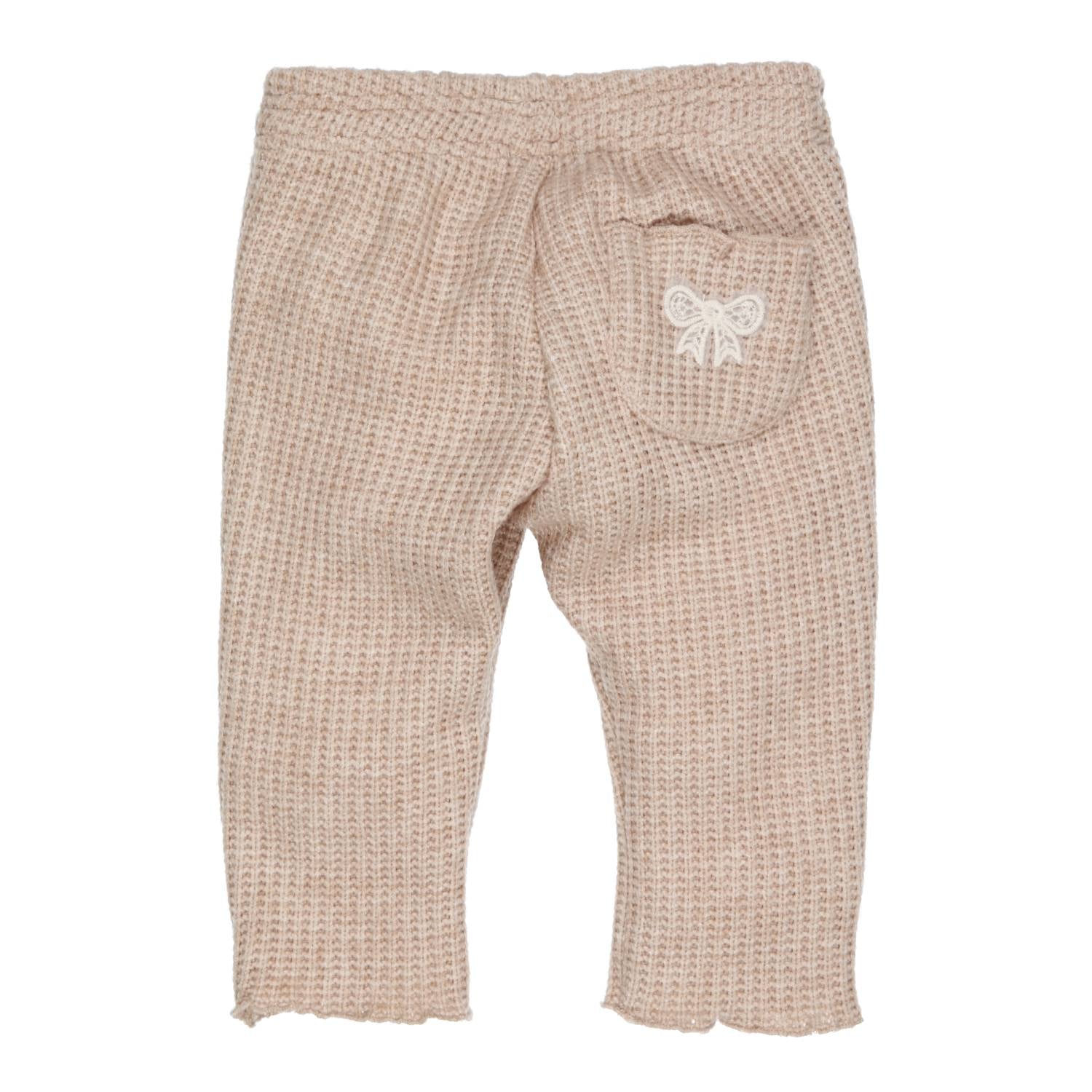 Meisjes Trousers Rica van Gymp in de kleur Beige in maat 86.