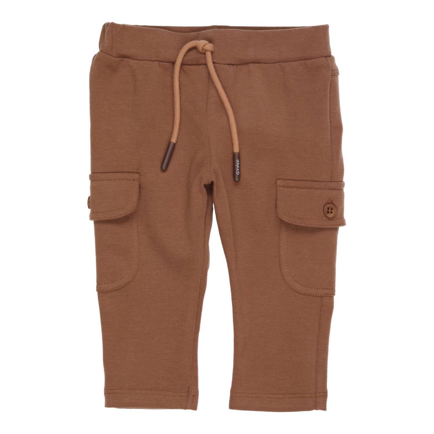 Jongens Trousers Aerodoux van Gymp in de kleur Brown in maat 86.