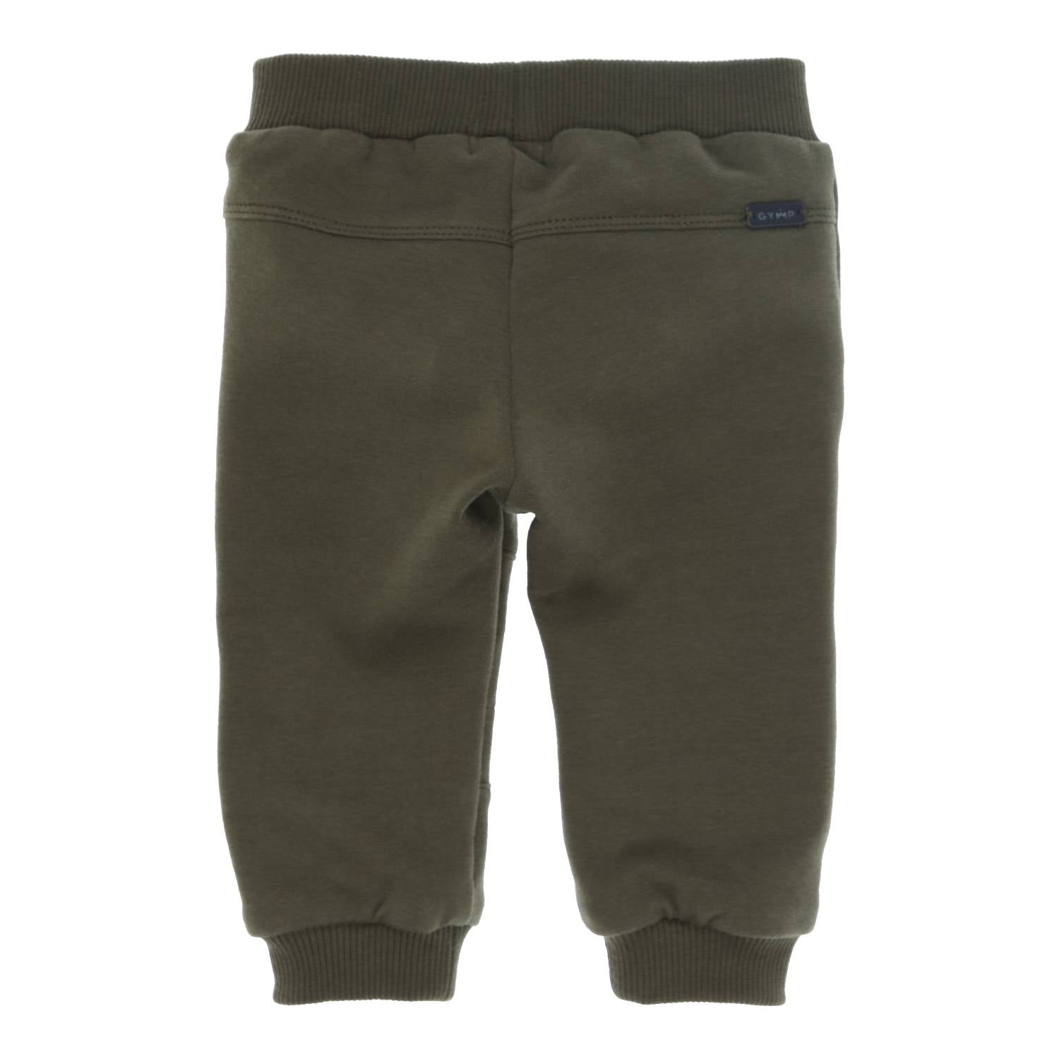 Jongens Trousers Carbondoux van Gymp in de kleur Khaki in maat 86.