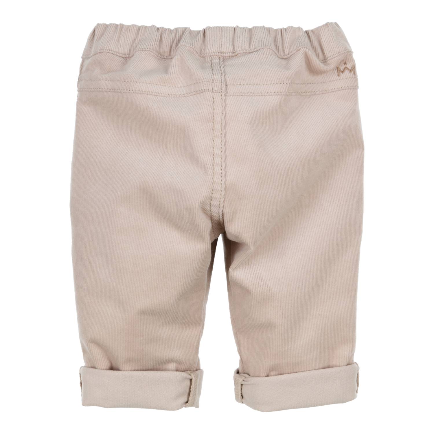 Jongens Trousers Owen van Gymp in de kleur Beige in maat 86.