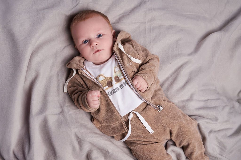 Jongens Trousers Ido van Gymp in de kleur Brown in maat 86.