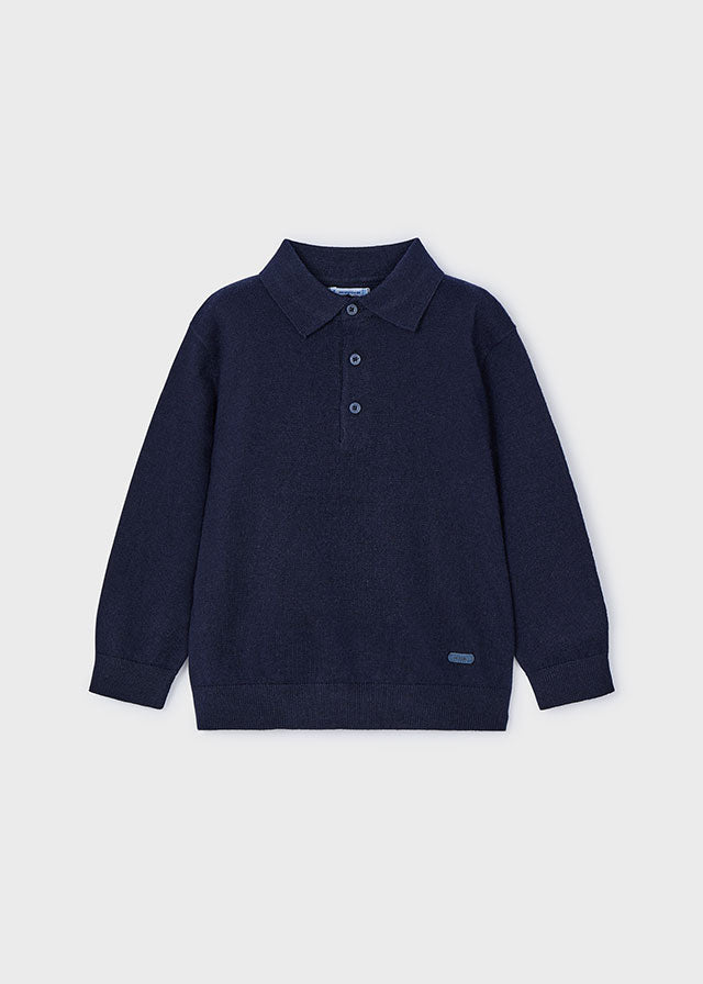 Mayoral L/s knit polo