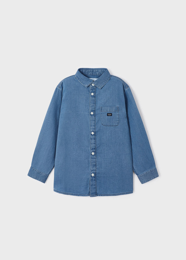 Mayoral L/s soft denim shirt