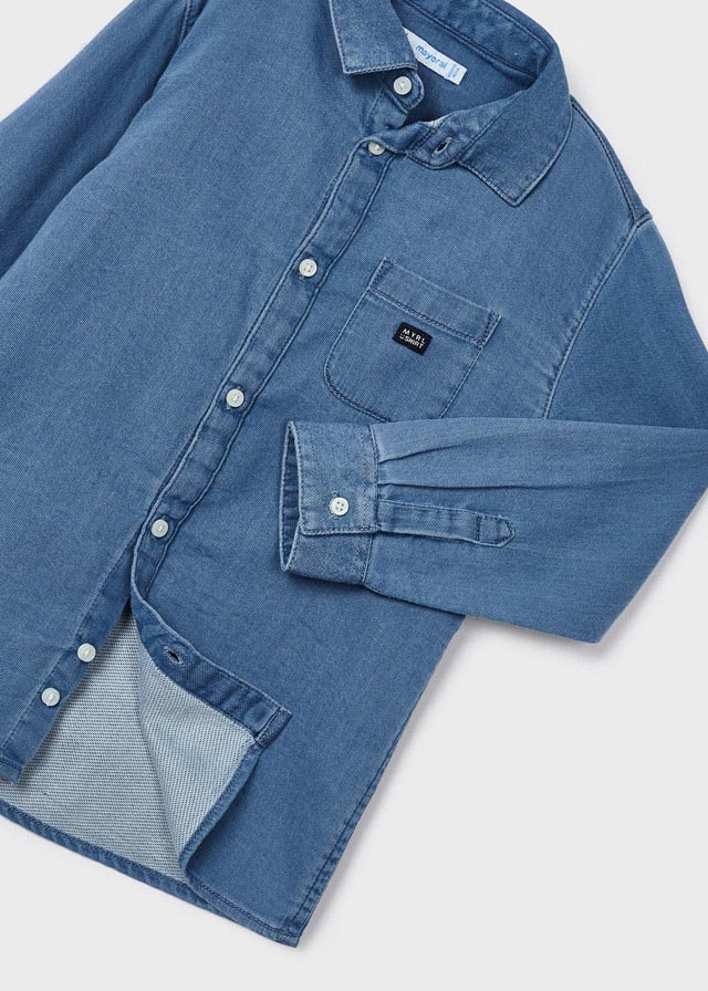 Mayoral L/s soft denim shirt