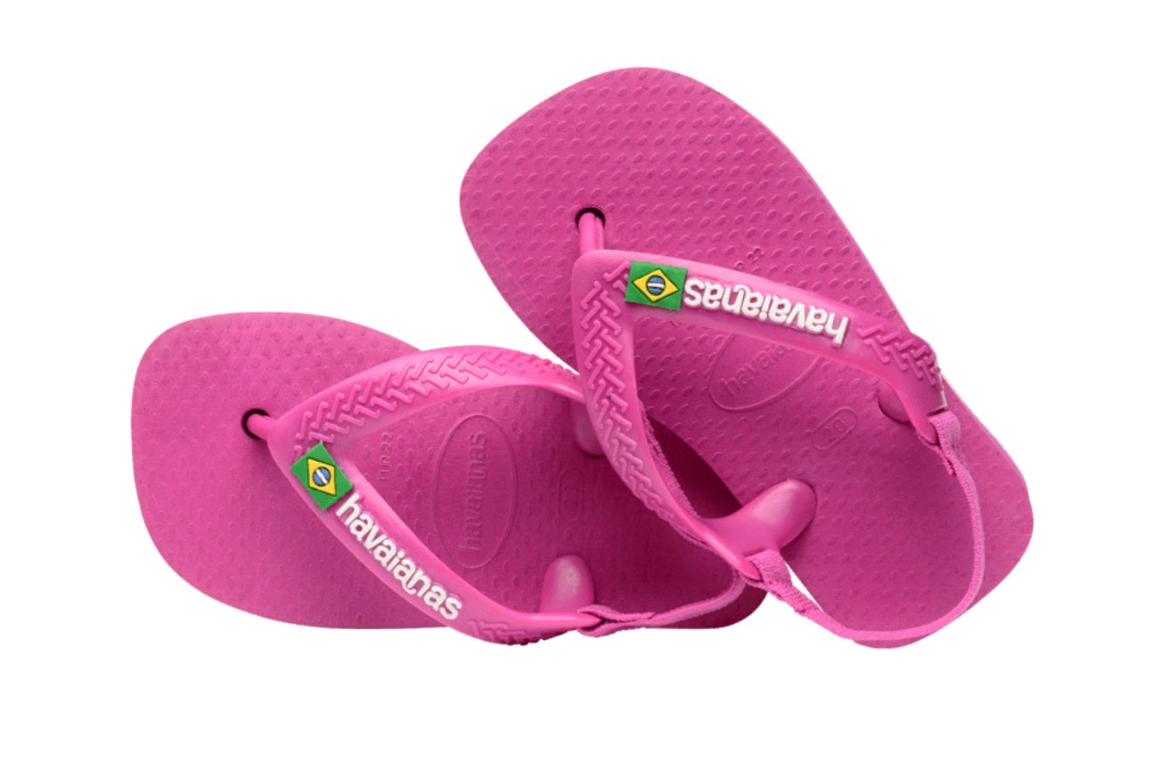 Havaianas Slipper BABY BRASIL LOGO II ROSE GUM/ROSE GUM
