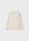 Mayoral L/s ribbed knit polo