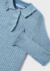 Mayoral L/s ribbed knit polo