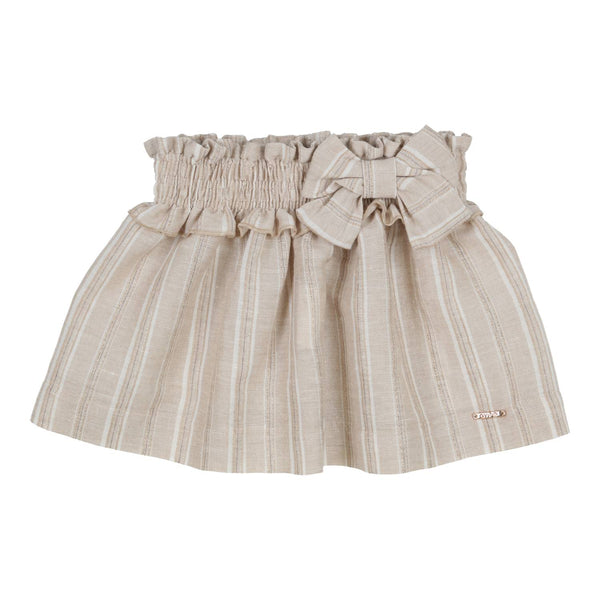 Meisjes Skirt Nori van Gymp in de kleur Beige in maat 86.