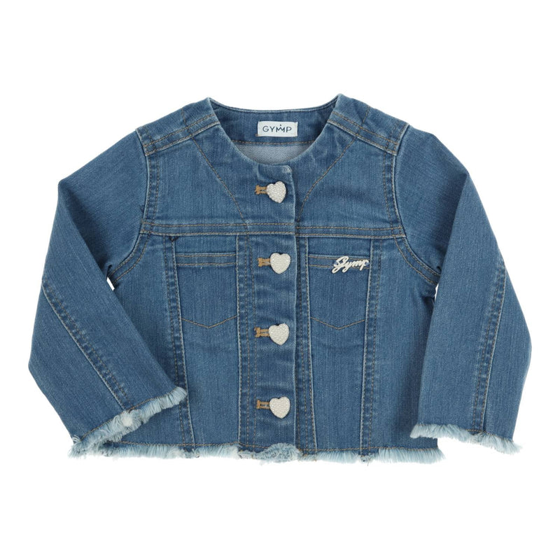 Meisjes Coat Jason van Gymp in de kleur Light Blue in maat 86.