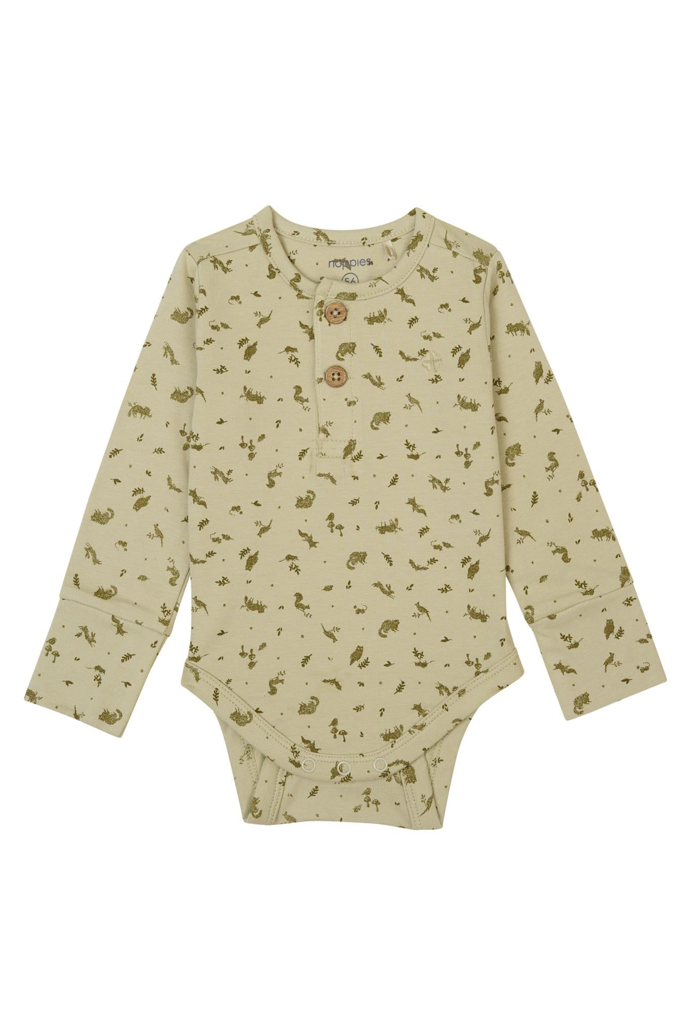 Noppies Unisex Adjustable Romper Gema longsleeve