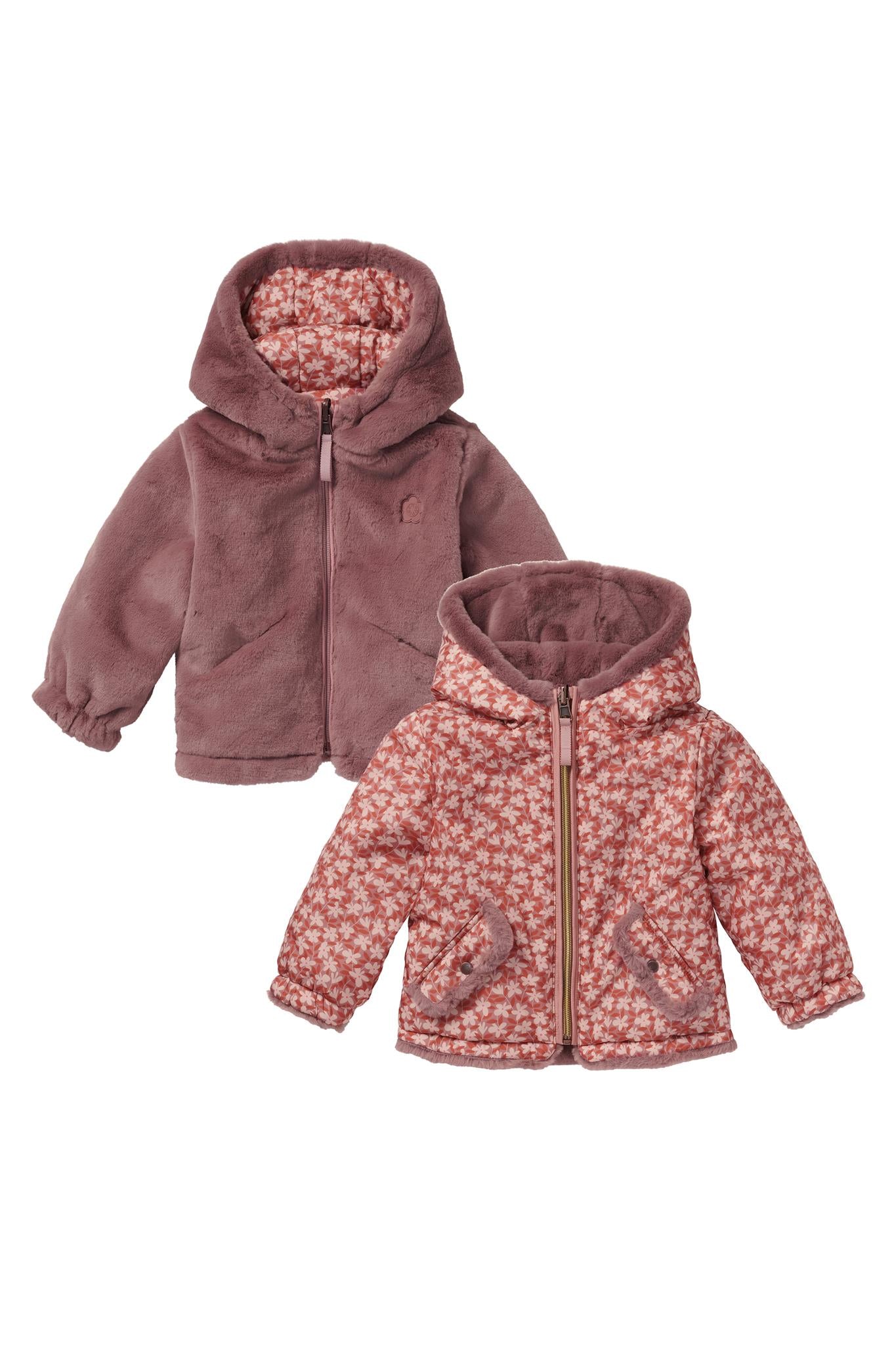 Noppies Girls Reversible Jacket Feria allover print