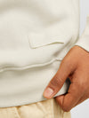 Jongens JORBROOKLYN GRAPHIC SWEAT CREW NEC JNR van Jack & Jones Junior in de kleur Antique White VOLUME in maat 176.