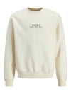 Jongens JORBROOKLYN GRAPHIC SWEAT CREW NEC JNR van Jack & Jones Junior in de kleur Antique White VOLUME in maat 176.