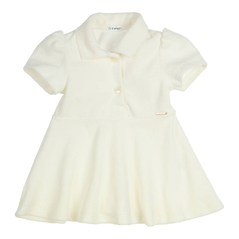 Meisjes Dress Ido van Gymp in de kleur Off White in maat 86.