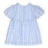 Meisjes Dress Linse van Gymp in de kleur Light Blue - White in maat 86.