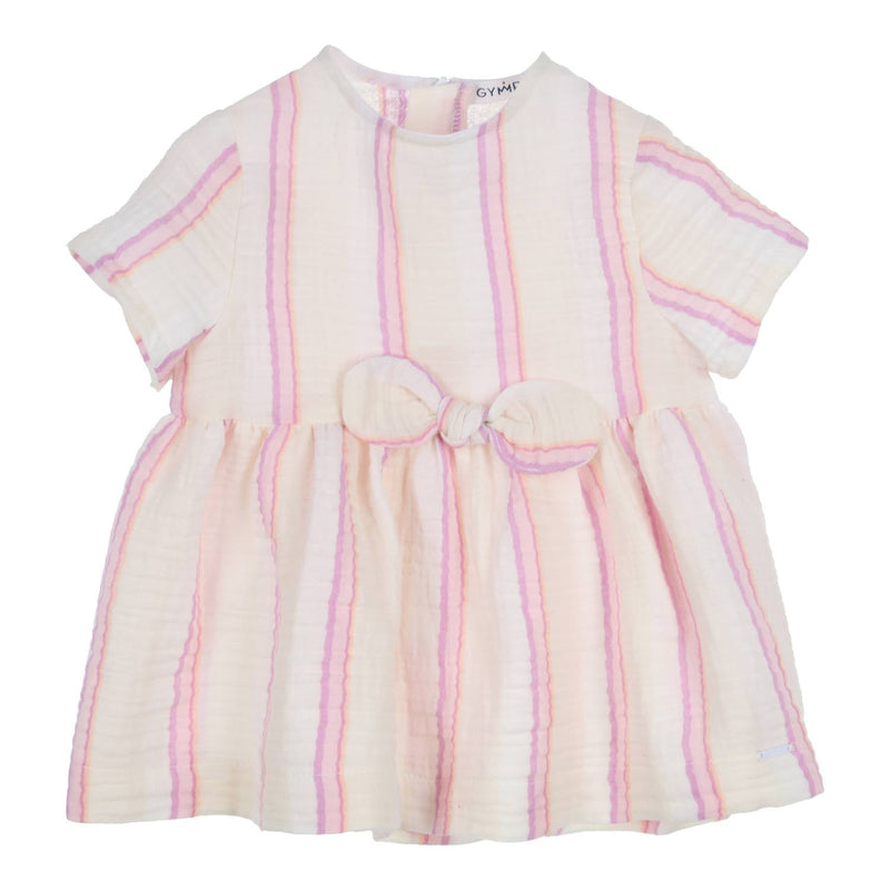 Meisjes Dress Linde van Gymp in de kleur Light Pink - Yellow in maat 86.