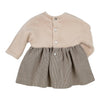 Meisjes Dress Bess van Gymp in de kleur Beige - Black in maat 86.