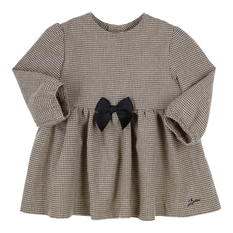Meisjes Dress Bess van Gymp in de kleur Beige - Black in maat 86.
