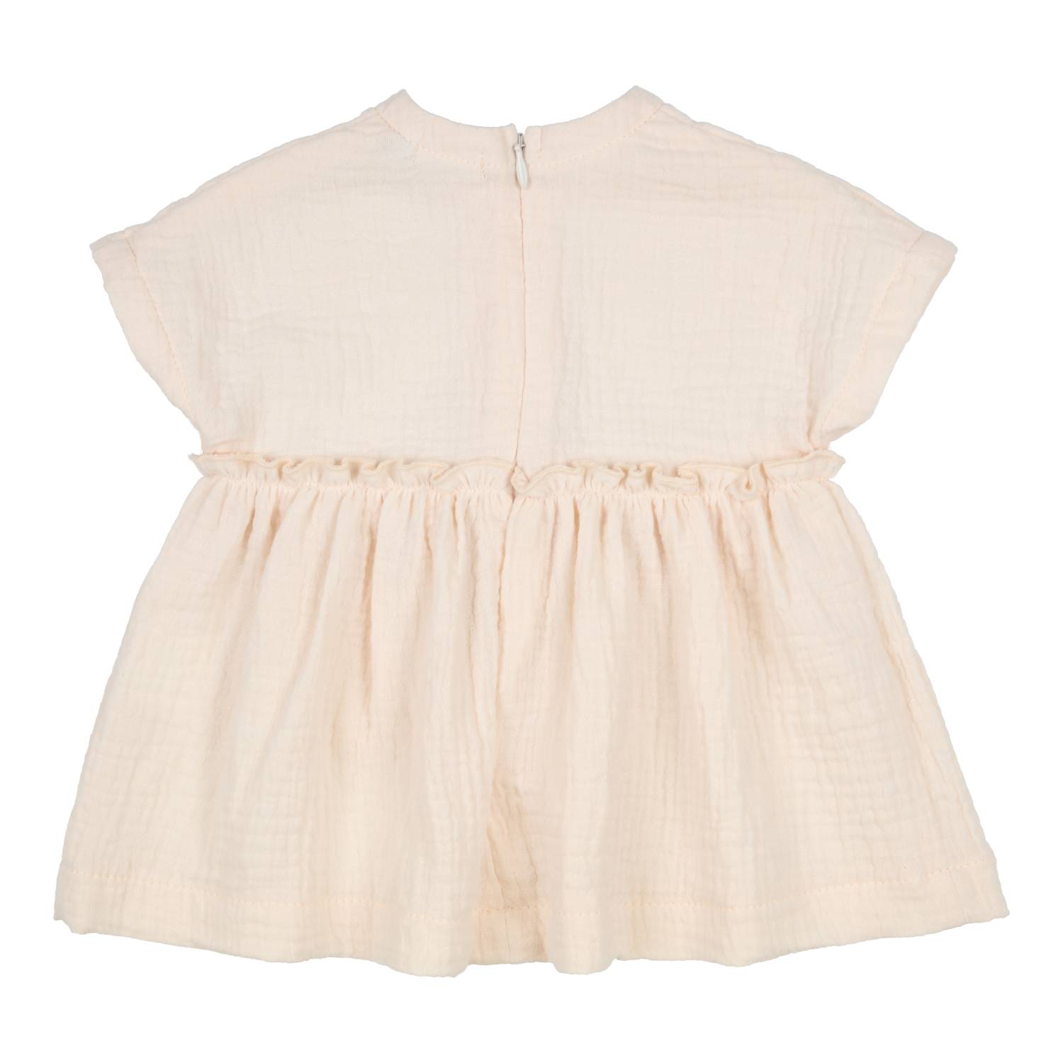 Meisjes Dress Risa van Gymp in de kleur Beige in maat 86.