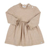 Meisjes Dress Lucia van Gymp in de kleur Beige in maat 92.