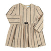 Meisjes Dress Reina van Gymp in de kleur Beige - Black in maat 92.