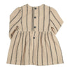 Meisjes Dress Reina van Gymp in de kleur Beige - Black in maat 92.