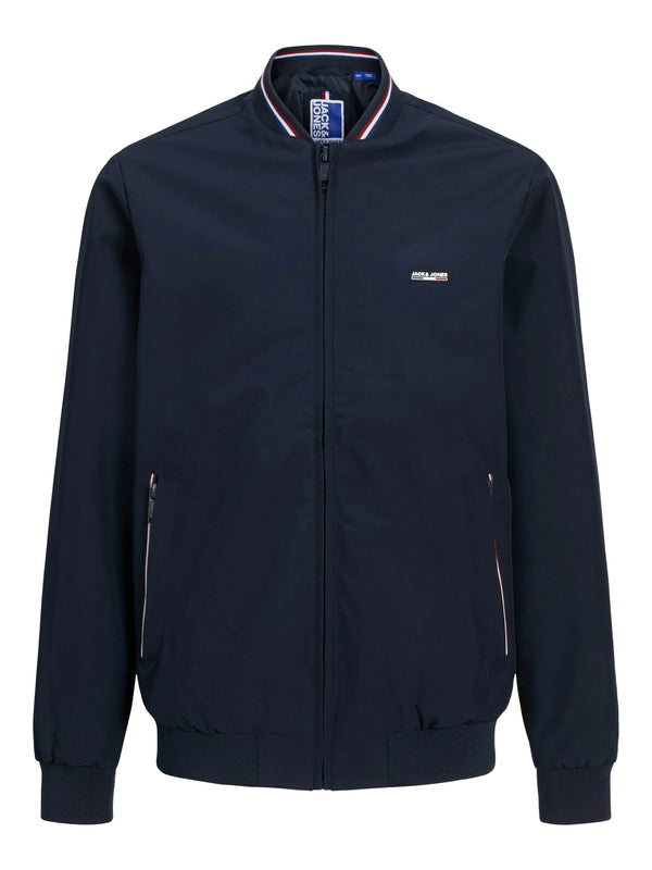 Jongens JPRBLUBRAD BOMBER JACKET JNR van Jack & Jones Junior in de kleur Seaborne in maat 176.
