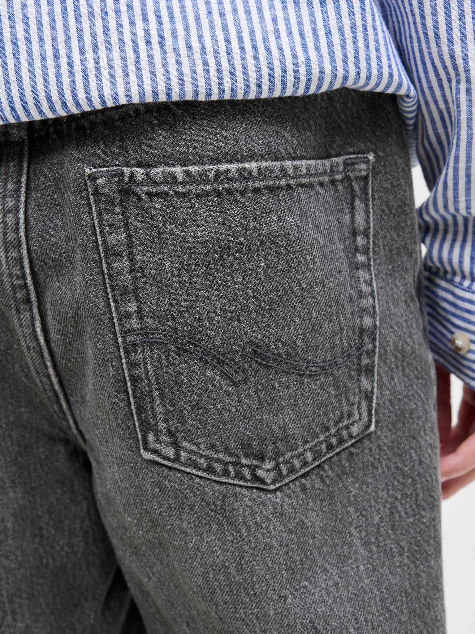 Jongens JJICHRIS JJORIGINAL SBD 444 SN JNR van Jack & Jones Junior in de kleur Black Denim in maat 176.