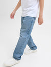 Jongens JJICHRIS JJORIGINAL SBD 192 NOOS JNR van Jack & Jones Junior in de kleur Blue Denim in maat 170.