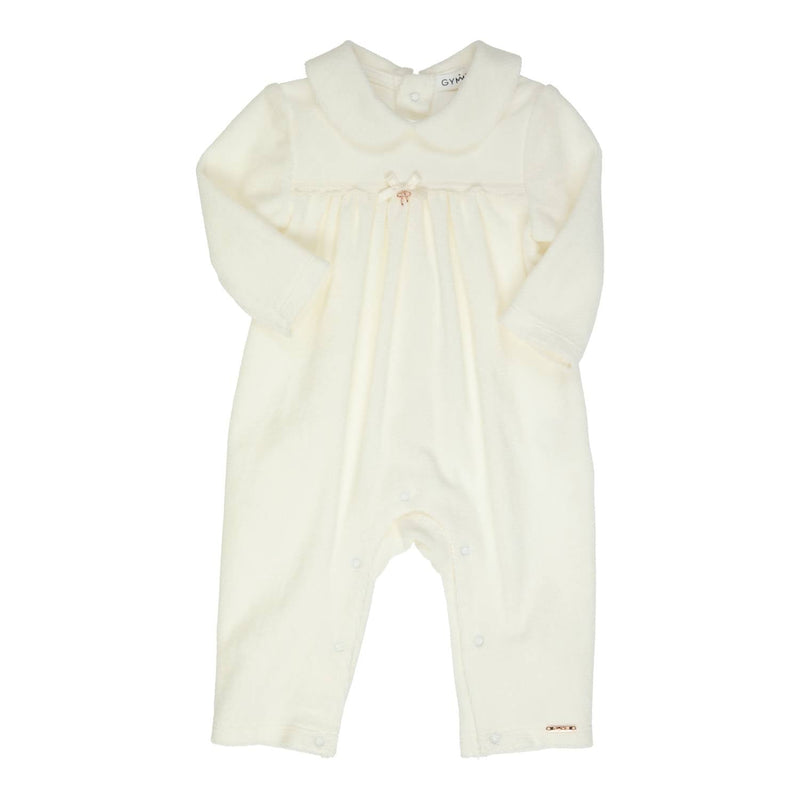 Meisjes Creepersuit Ido van Gymp in de kleur Off White in maat 68.