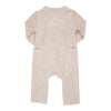Jongens Creepersuit Ido van  in de kleur Beige in maat 68.
