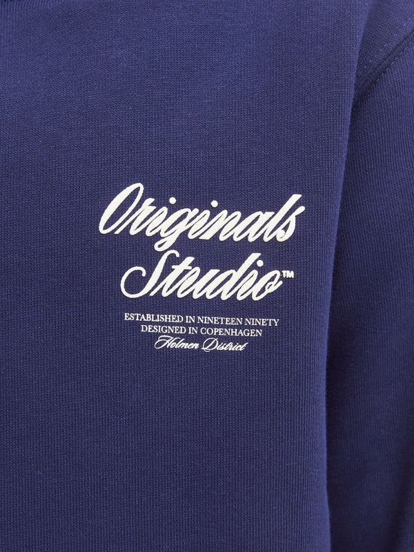 Jack & Jones Junior JORNORREBRO TYPO BACK SWEAT HOOD SN JNR