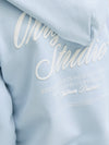 Jongens JORNORREBRO TYPO BACK SWEAT HOOD SN JNR van Jack & Jones Junior in de kleur Skyway in maat 176.