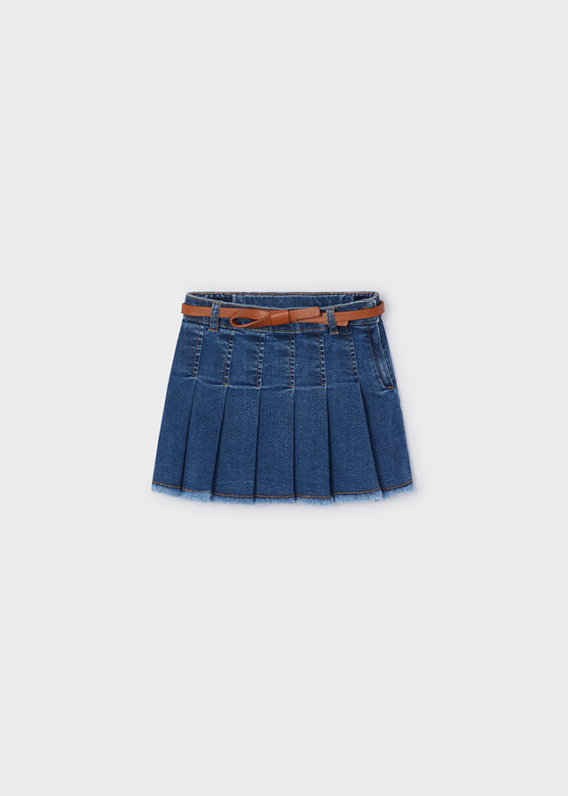 Mayoral Denim skirt with belt