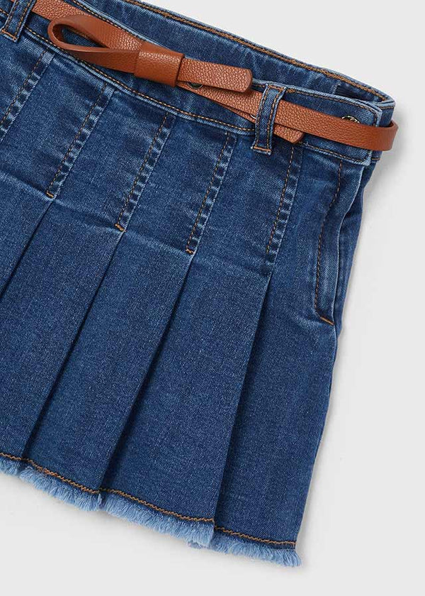 Mayoral Denim skirt with belt