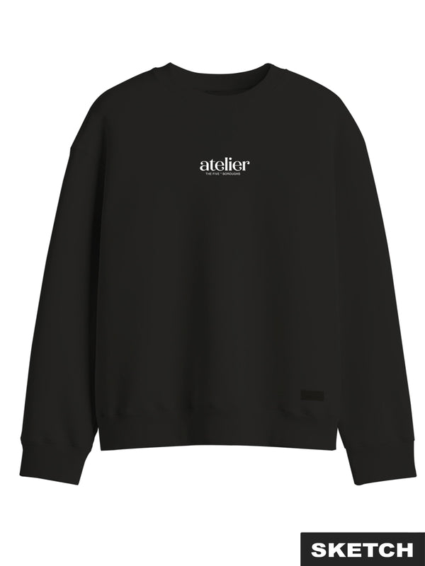 Jongens JORBROOKLYN GRAPHIC SWEAT CREW NEC JNR van Jack & Jones Junior in de kleur Black VOLUME  in maat 176.