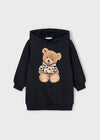 Mayoral Fleece hooded dress
