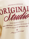 Jongens JORNORREBRO TYPO TEE SS CREW NECK SN JNR van Jack & Jones Junior in de kleur Antique White  in maat 176.